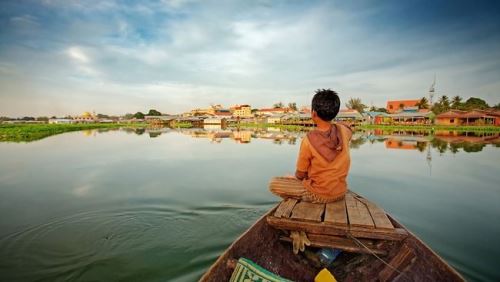 Vue sur Cambodge